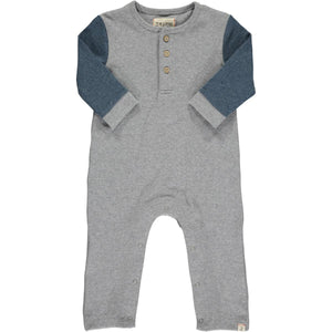 Estill Raglan Romper Grey