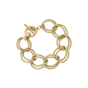 Valerie Gold Double Chain Bracelet