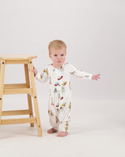 Load image into Gallery viewer, Holiday Toyland Zipper Romper