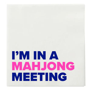 I'm In a Mahjong Meeting Cocktail Napkins