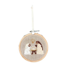Load image into Gallery viewer, Nativity Hoop Earrings