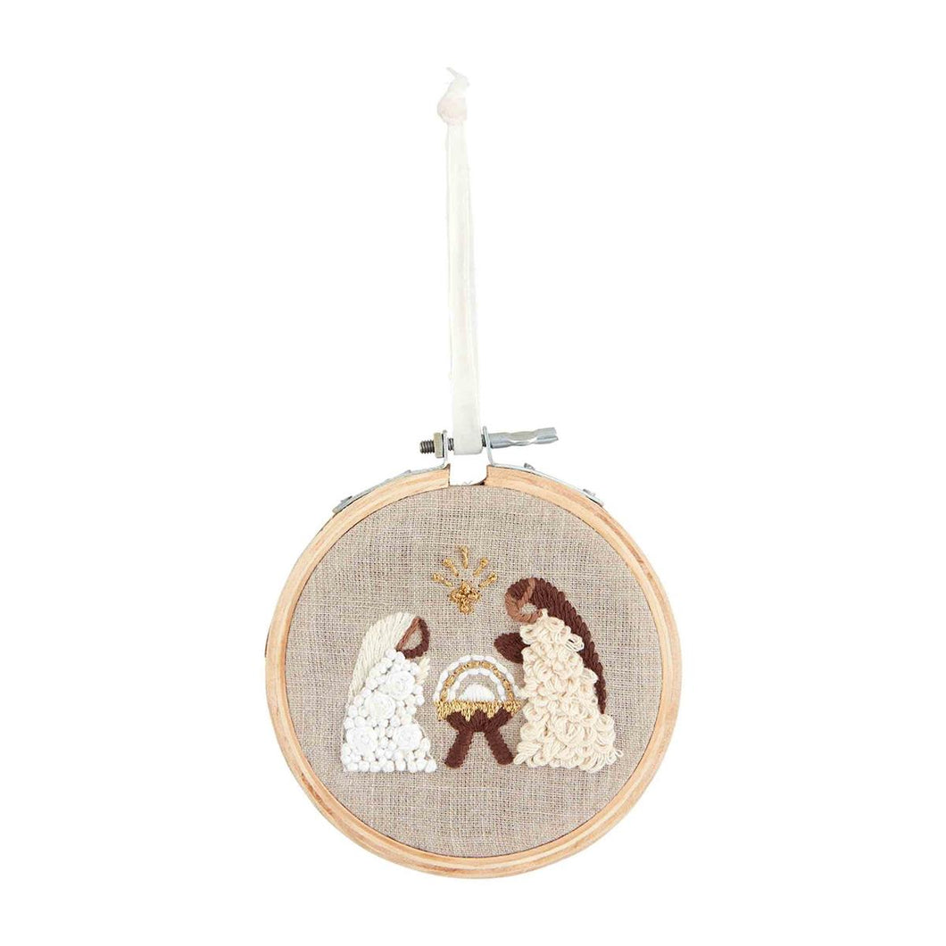 Nativity Hoop Earrings