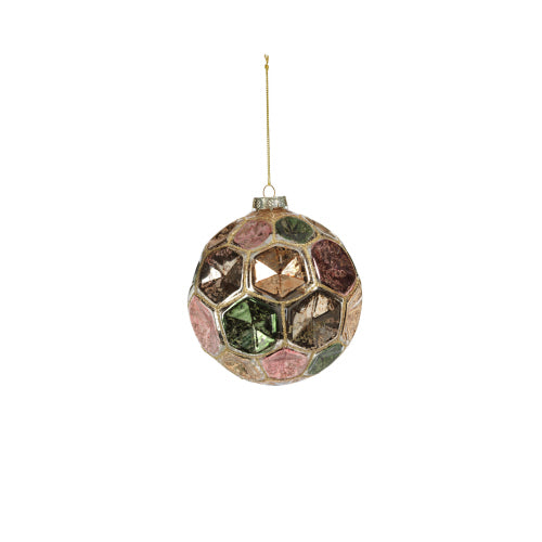 Large Colorful Dimpled Ornament