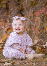 Load image into Gallery viewer, Lavender Dew Crepe Chiffon Romper