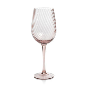 Savoy Optic Swirl Wine Glass Lilac