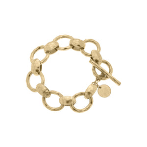 Mae Gold Chain Link Bracelet