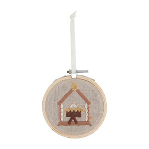 Nativity Hoop Earrings