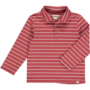 Midway Polo Persimmon & White Stripe