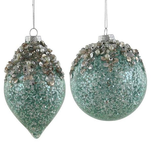 Blue Finial Ornament