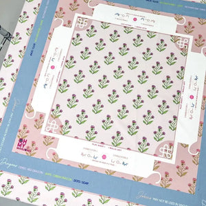 Pink Instructinal Tablecloth