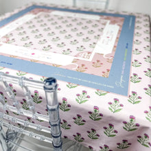 Load image into Gallery viewer, Pink Instructinal Tablecloth