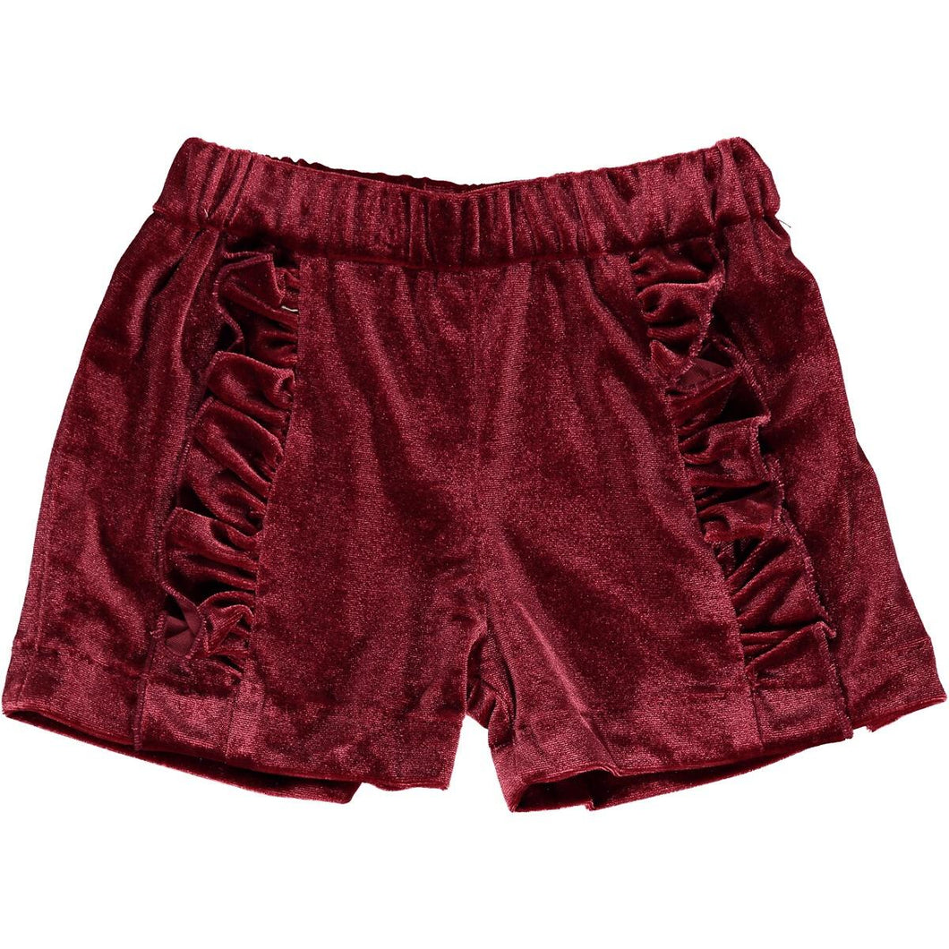 Paisley Shorts Maroon