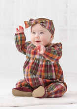 Load image into Gallery viewer, Pumpkin Patch Woven Romper