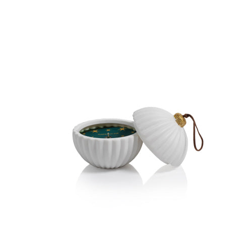 Ribbed Porcelain Ornament Candle