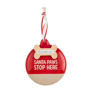 Personalize Me Dog Ornaments