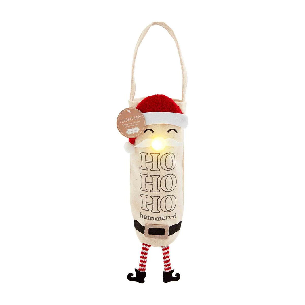 Christmas Light Up Wine Bag