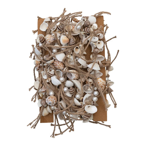 Jute & Shell Metal Wire Garland