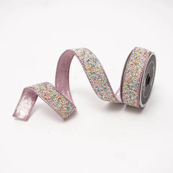 Pastel Sprinkles Ribbon, Multi-Colored