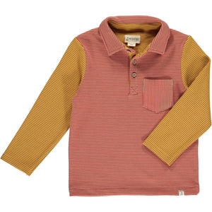 Troy Polo Pumpkin & Gold