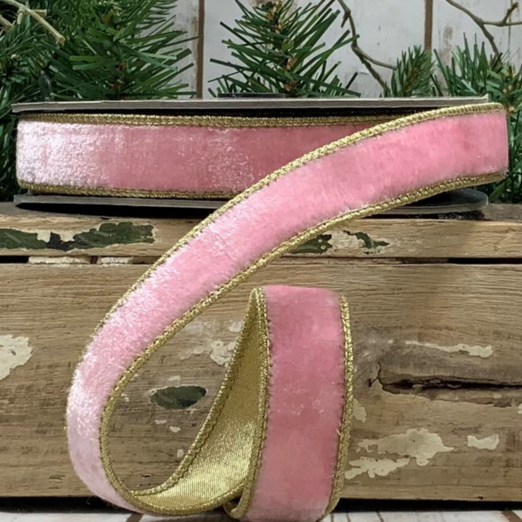 Lush Velvet with Gold Back Ribbon, 1