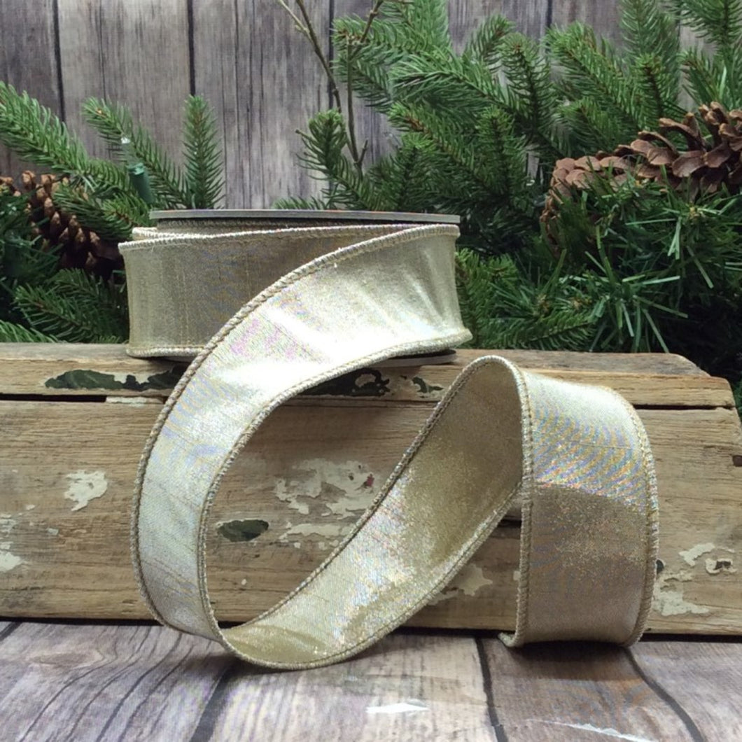 Metallic Dupion Ribbon, 1.5