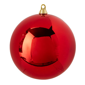 Red Ball Ornament 10"