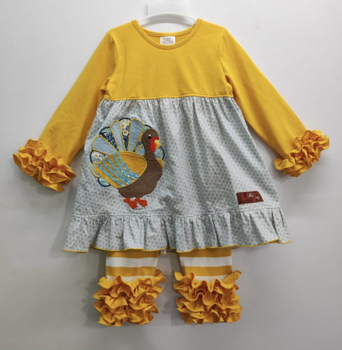 Turkey Applique Legging Set
