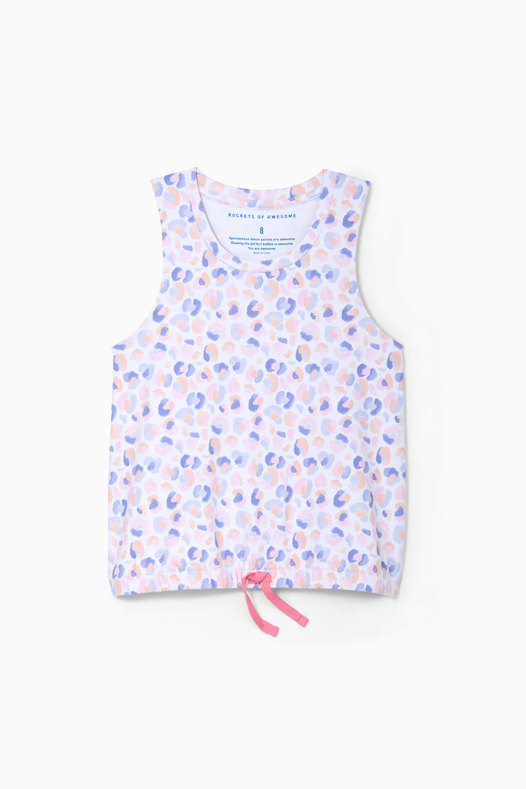 Leopard Tie Top