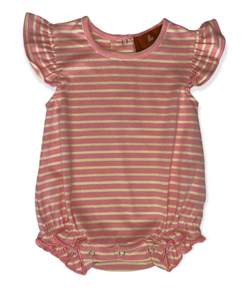 Pink & Yellow Stripe Bubble