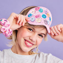 Load image into Gallery viewer, Go Do-Nuts Eye Mask &amp; Scrunchie Set