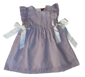 Lavender Seersucker Dress
