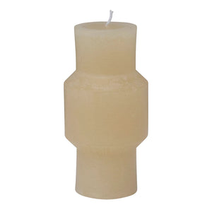 Totem 6" Candle Cream