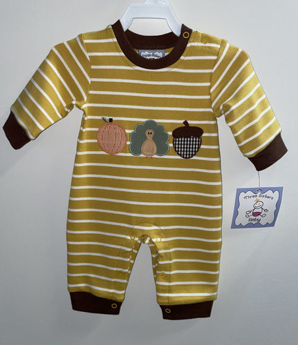Day's of Fall Boy's Romper
