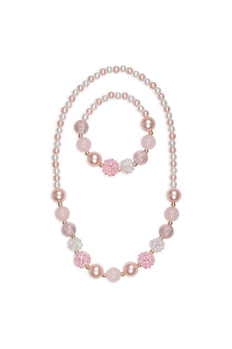Pink Bracelet & Necklace Set