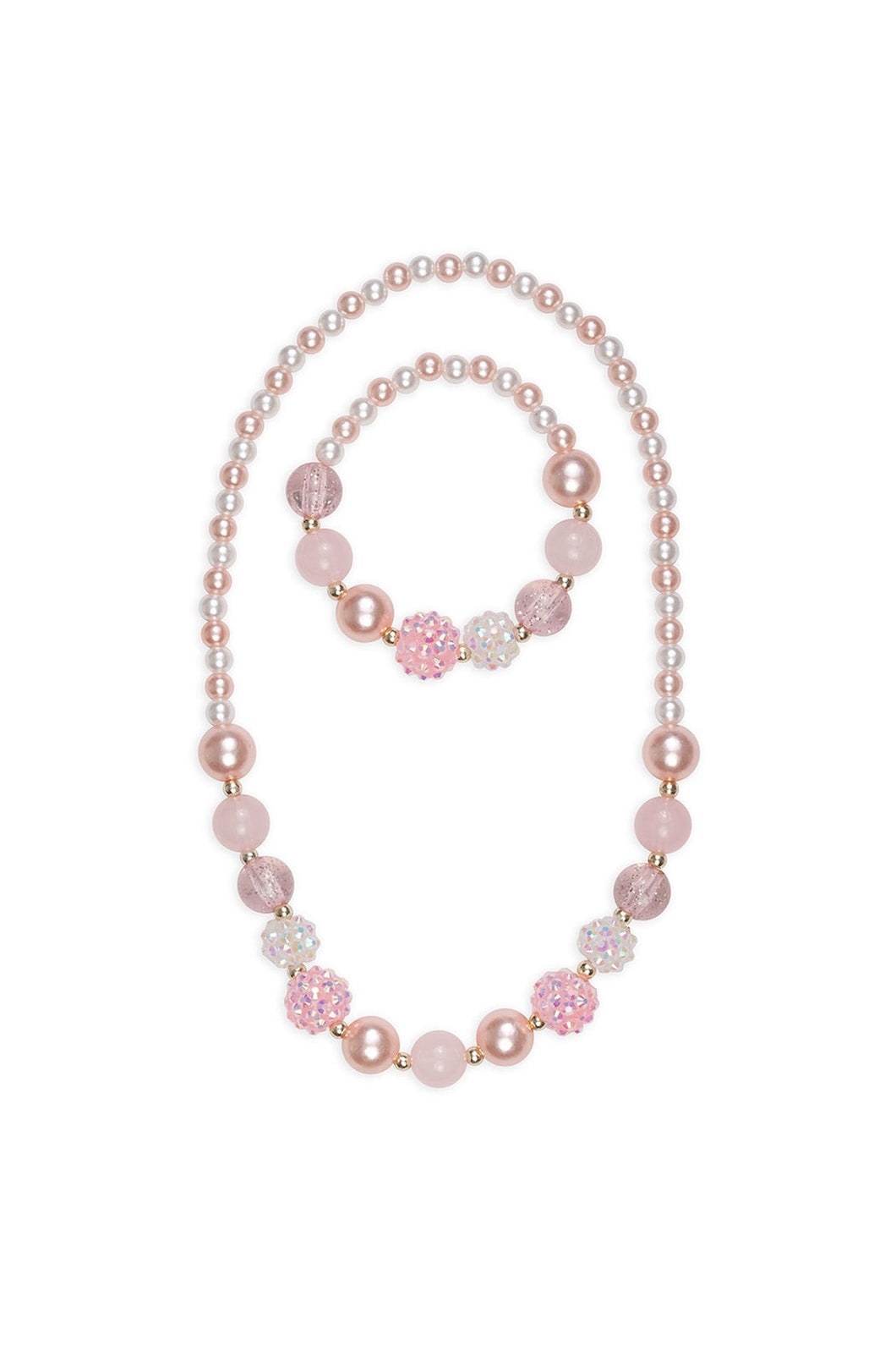 Pink Bracelet & Necklace Set