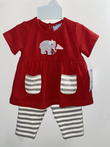 Football Elephant Girl's Legging Set