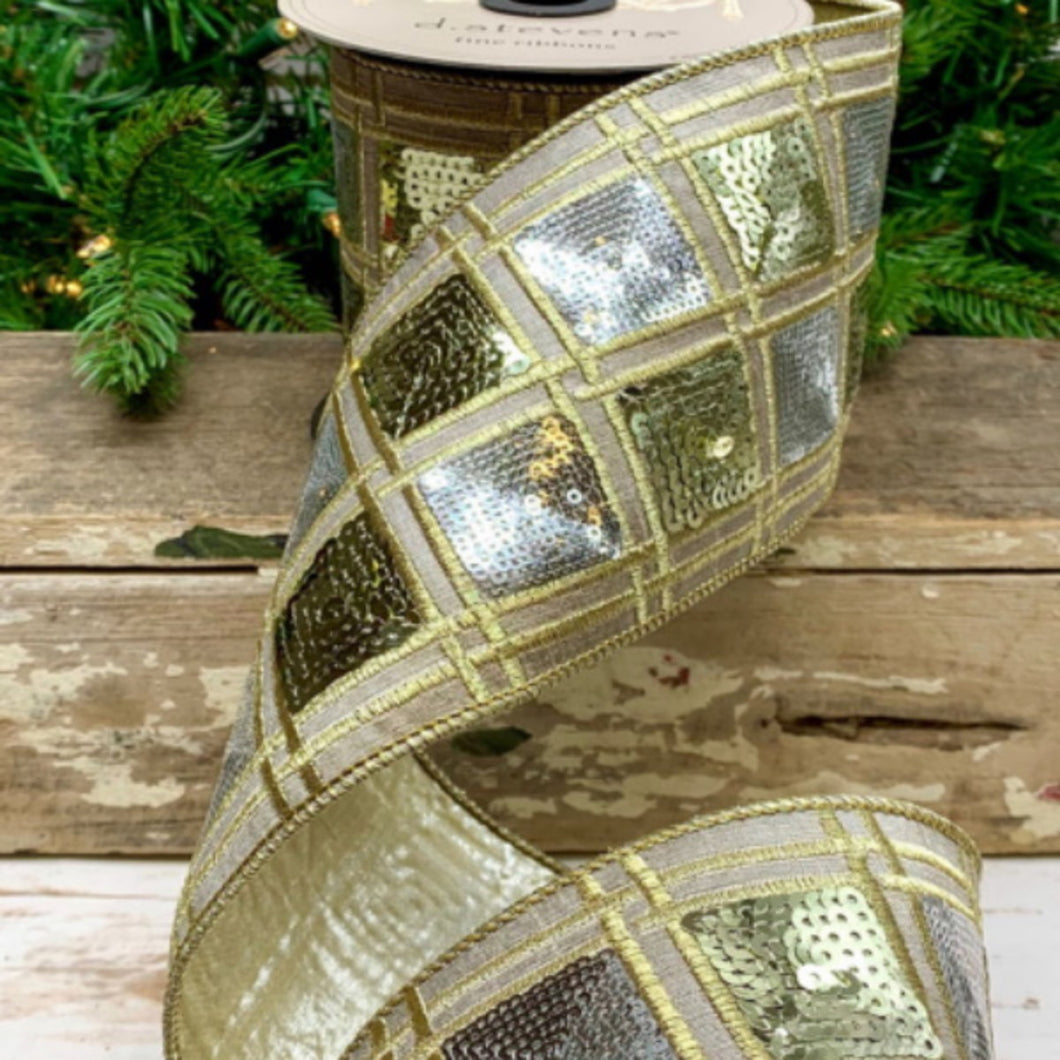 Sequin Square Ribbon