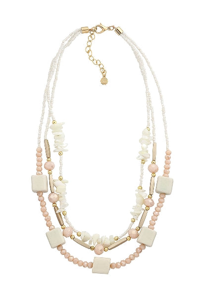 Blush Multi Layer Necklace
