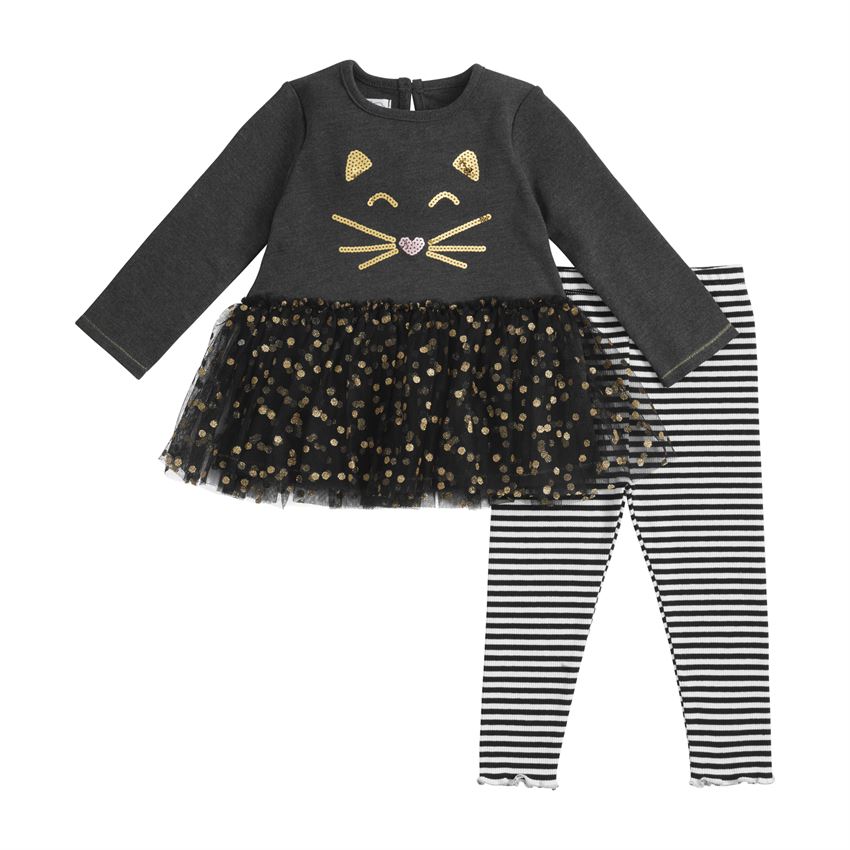 Cat Tunic & Legging Set