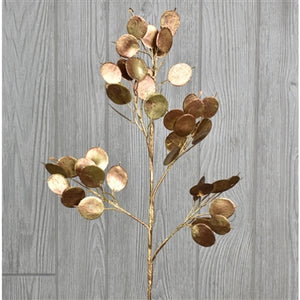 Metallic Eucalyptus Spray, Gold