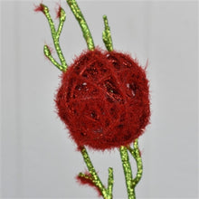 Load image into Gallery viewer, Rattan Ball Pick Red