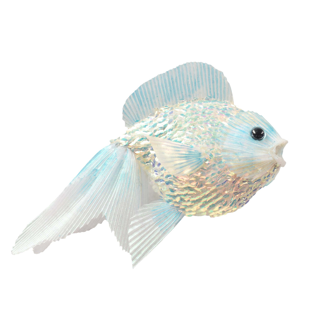 Blue Opal Sequined Fish