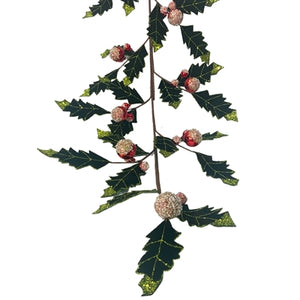Holiday Holly Ball Garland