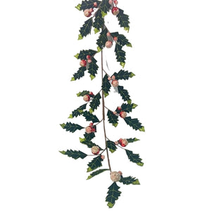 Holiday Holly Ball Garland