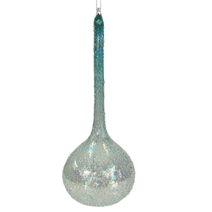 Ombre Glass Beaded Finial Ornament, 10"