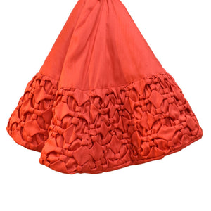 Red Embroidered Tree Skirt
