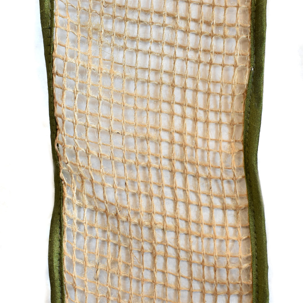 Open Weave Burlap Ribbon, 4