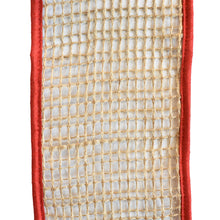Load image into Gallery viewer, Open Weave Burlap Ribbon, 4&quot;x10yd