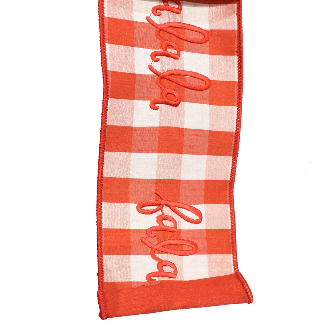 FaLaLa Checkered Ribbon