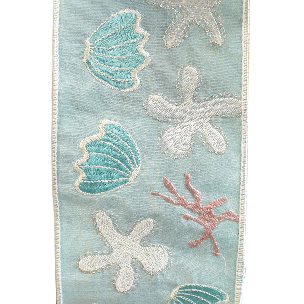 Embroidered Ocean Scene Ribbon, 4